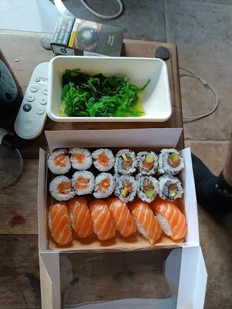 Plateau Saumon Et Wakamé